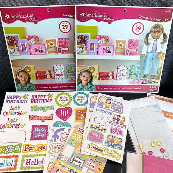 American Girl Crafts: Creative Card Making Pads, String Art Cards & Stickers - Picture 5 of 7
